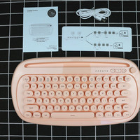 富德K510d蓝牙键盘外观展示(按键|平衡杆|接口)