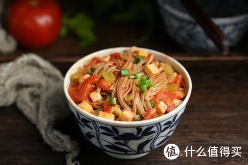 鲜蔬荞麦面，开胃有食欲，无肉胜有肉