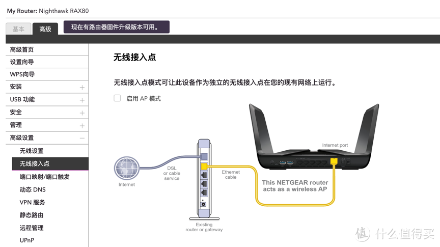 Wi-Fi 6时代一步到位之选：网件夜鹰RAX80路由器开箱体验