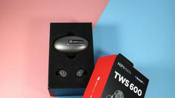 HIFIMAN TWS 600真无线耳机外观展示(接口|线材|随身盒|耳塞套|包装)