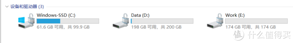 系统盘初始分配了100GB的空间，这个空间十分充裕，后续使用几乎不可能存满了。其他可用空间加起来375GB，因此该机器硬盘实际可用空间为475GB左右，日常使用已经完全足够。