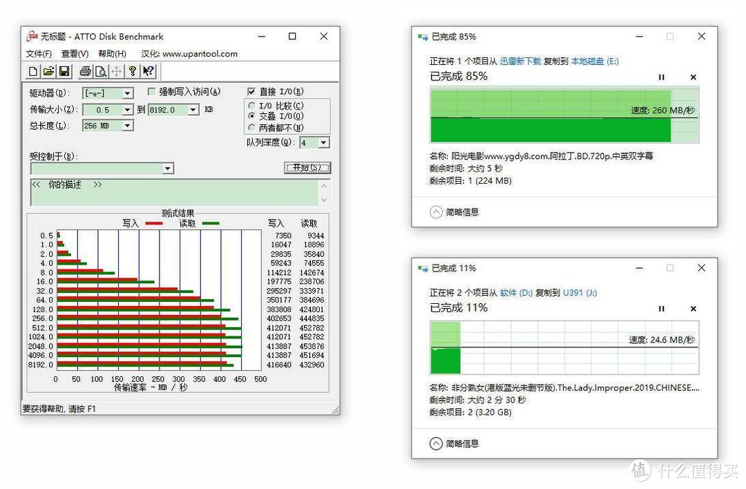 读取420MB/s，写入380MB/s：爱国者aigo 128GB超极速固态U盘体验