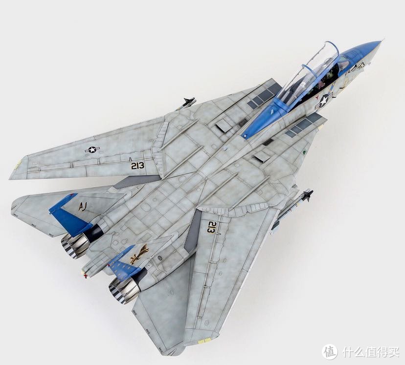 制作完成的1/48 田宫 F-14 雄猫战斗机模型