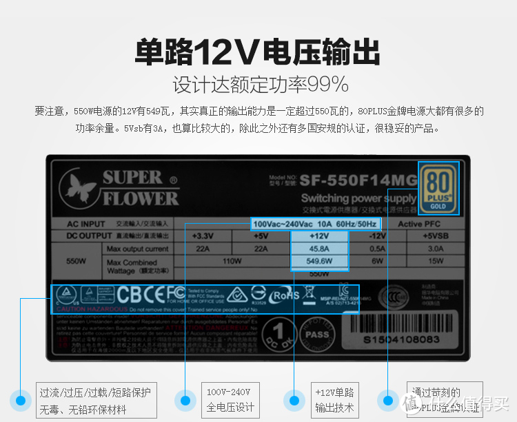 振华LG550电源，给你最舒适的游戏环境