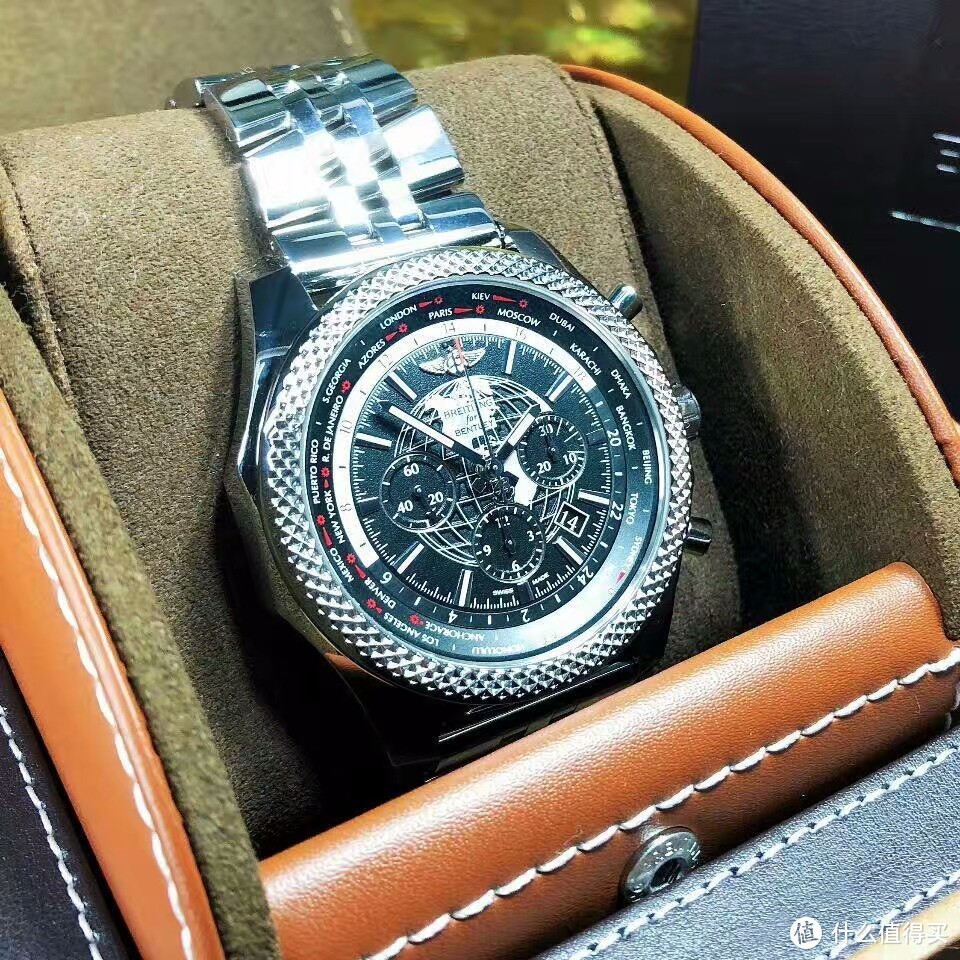 戴手表是一种职业素养，听说每个飞行员都有一块，BREITLING 百年灵 Bentley AB0521U4-BD79-990A