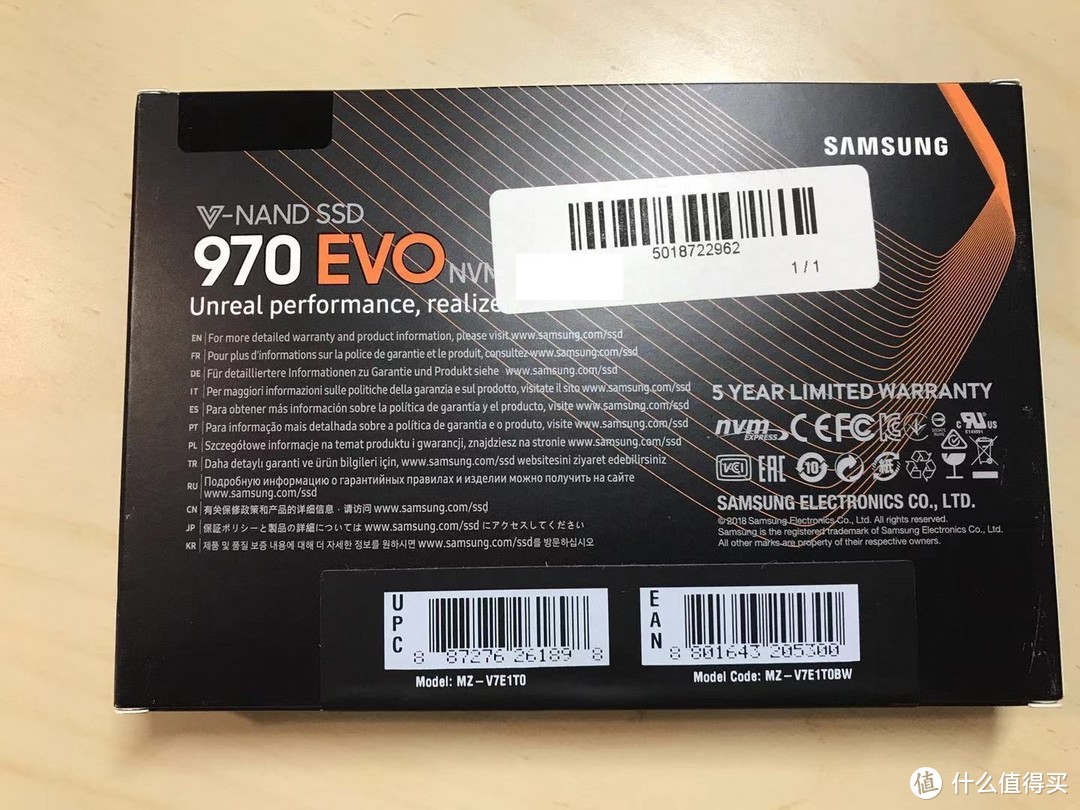 三星970 EVO 1TB 开箱，插满我的固态插槽