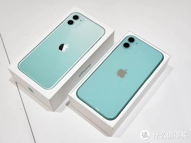 iPhone 11薄荷绿开箱：这绿色不要太好看