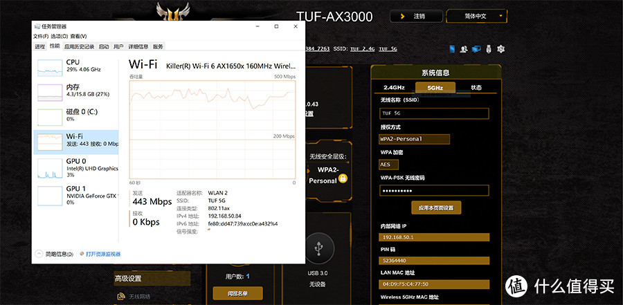 WIFI6路由新布局 华硕TUF-AX3000电竞特工路由评测