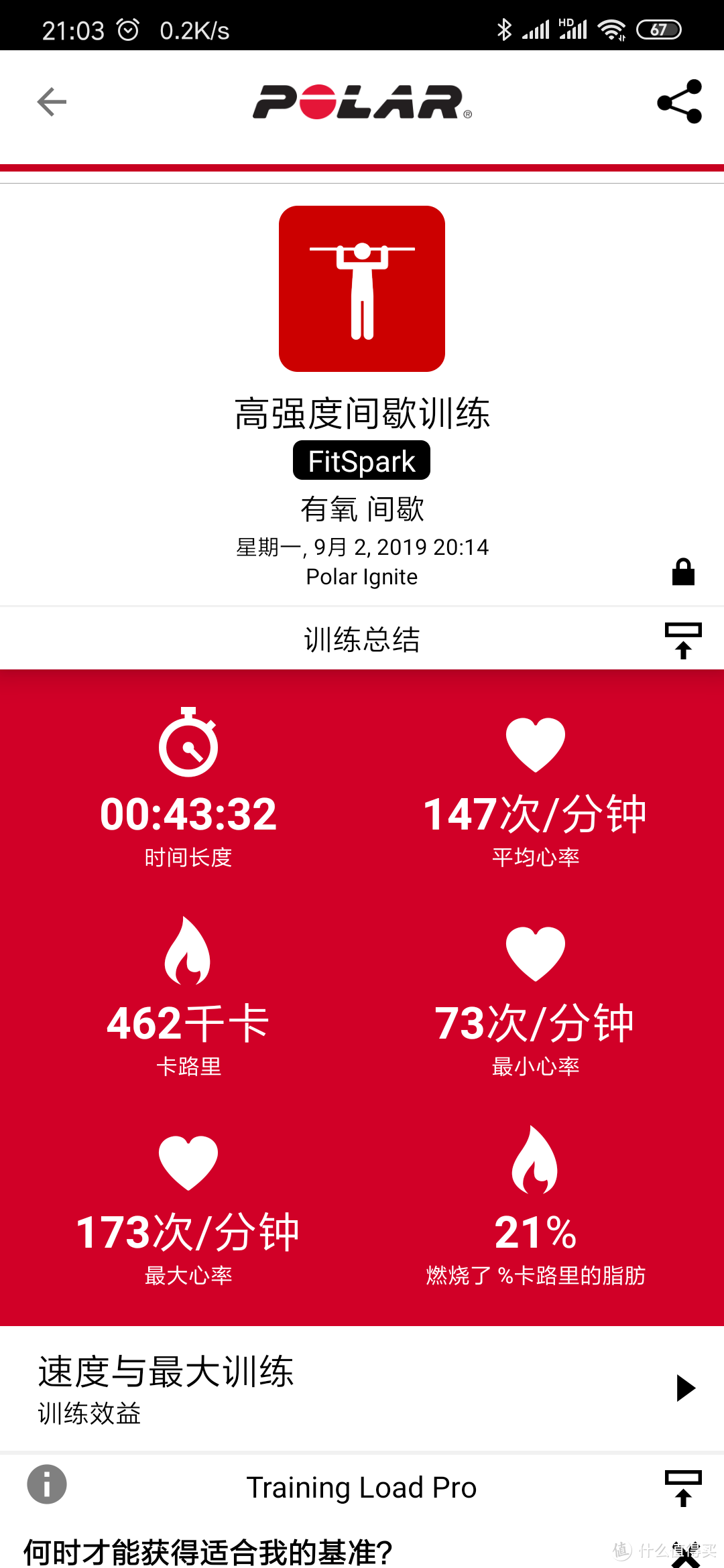 POLAR博能训练健身心率表 IGNITE 燃 Fitness Watch 开箱