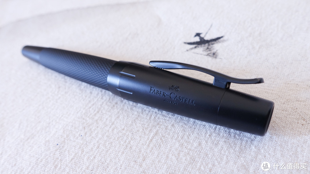 辉柏嘉E-motion尚品系列纯黑特别款钢笔F尖评测