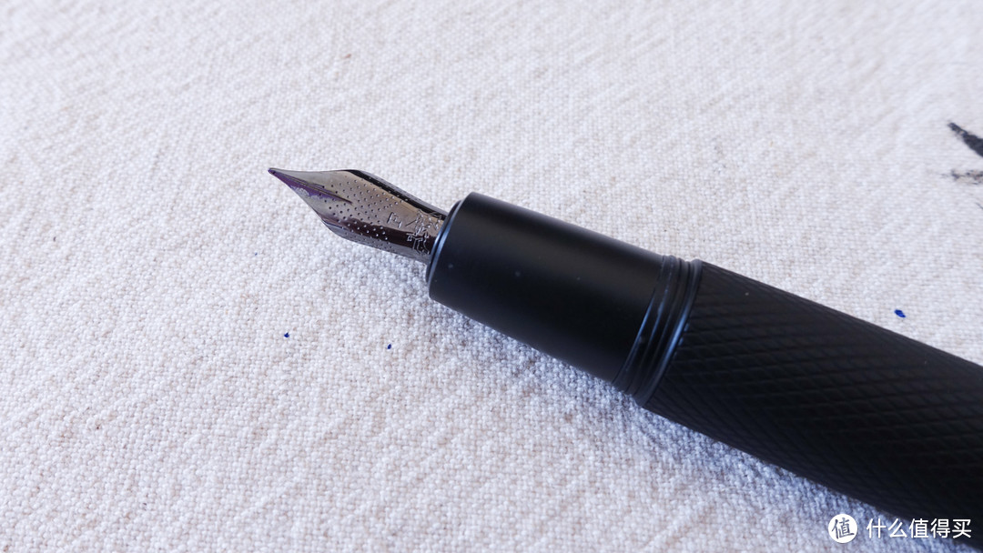 辉柏嘉E-motion尚品系列纯黑特别款钢笔F尖评测