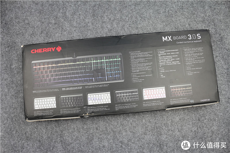 CHERRY MX BOARD 3.0S机械键盘告别噪音，完美体验敲击快感