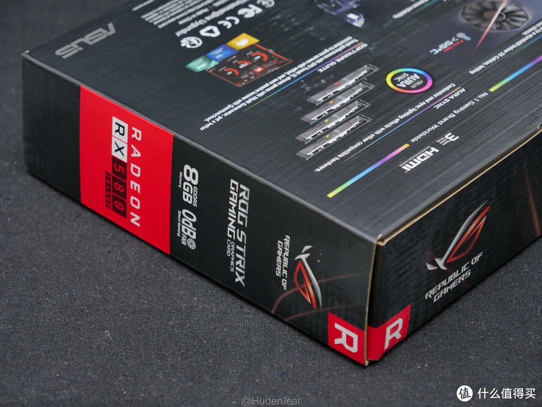 华硕 ASUS ROG STRIX RX580 2048sp 8GB开箱小测