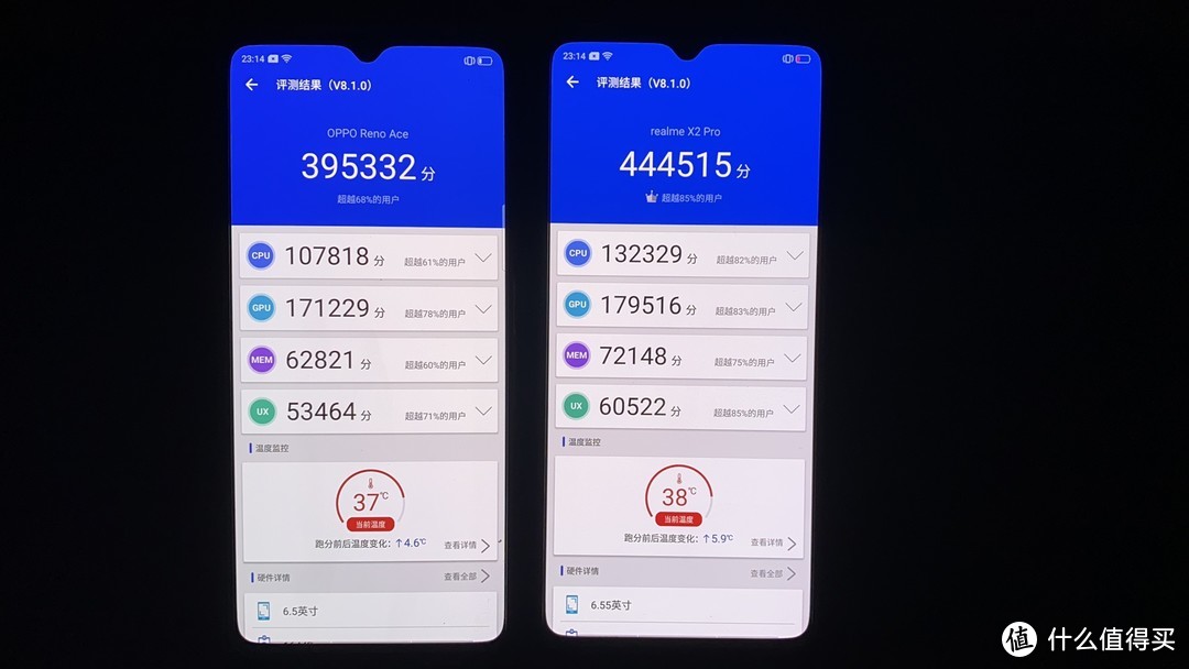 你想知道的OPPO Reno Ace VS realme X2 Pro真机PK
