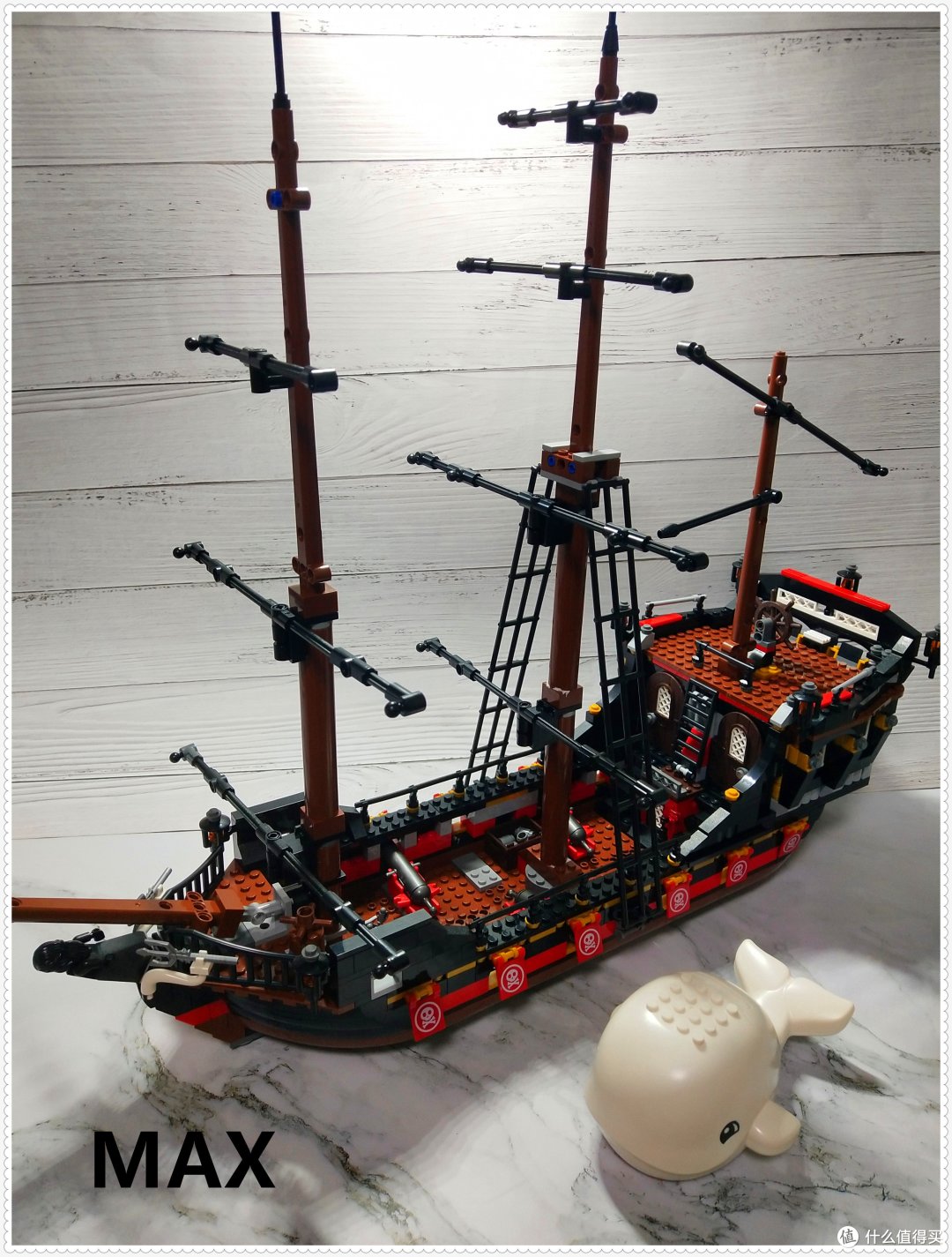 虚测评篇三虚测评哲高积木ql1801海盗船之骷髅冒险号