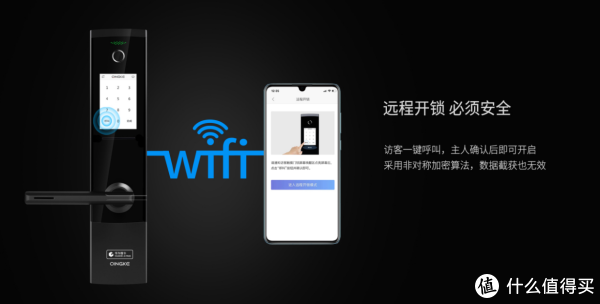远程开锁功能（图片来源于青稞官网）