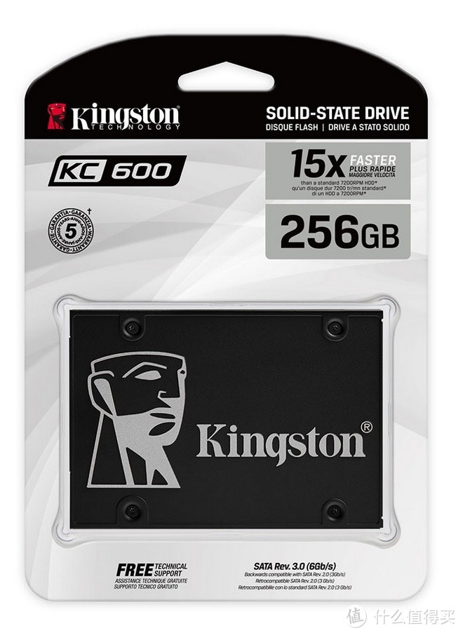 5年质保、最高2TB：Kingston 金士顿 发布 KC600 系列 SSD固态硬盘