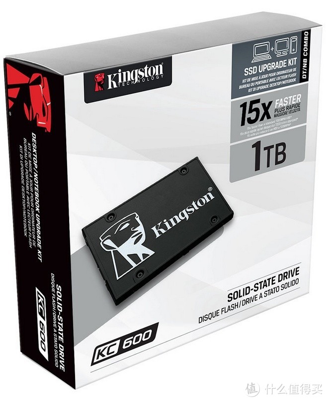 5年质保、最高2TB：Kingston 金士顿 发布 KC600 系列 SSD固态硬盘