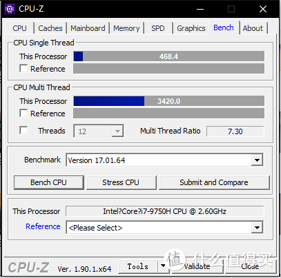 CPU-Z跑分