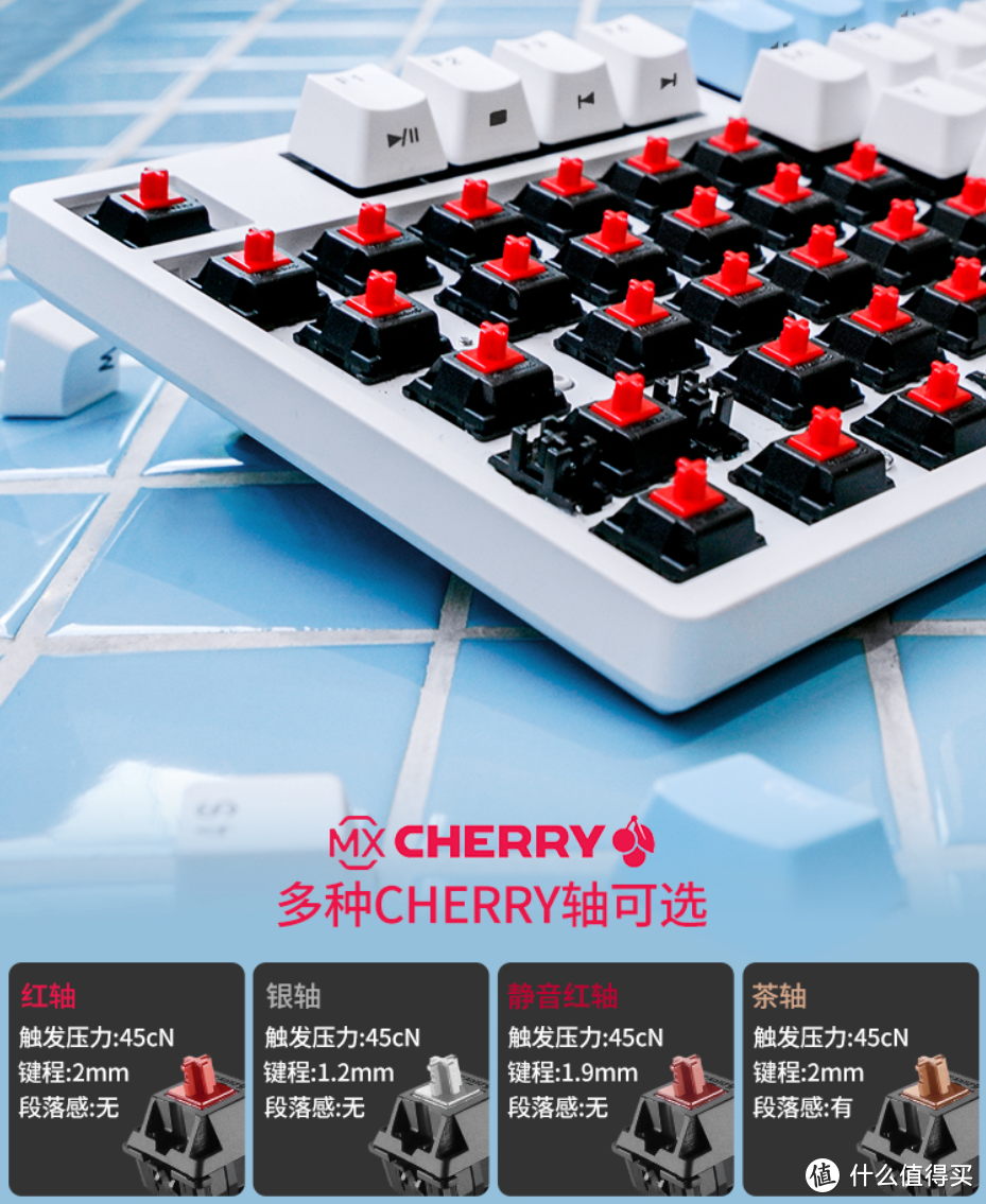 DURGOD 杜伽 推出 K320w 无线键盘 四种Cherry轴体、三模连接、清新键帽、30天续航