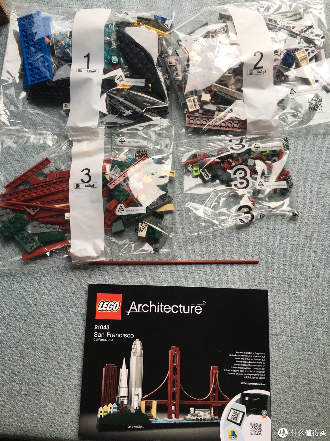 LEGO 乐高 Architecture 建筑系列 21043 San Francisco 旧金山