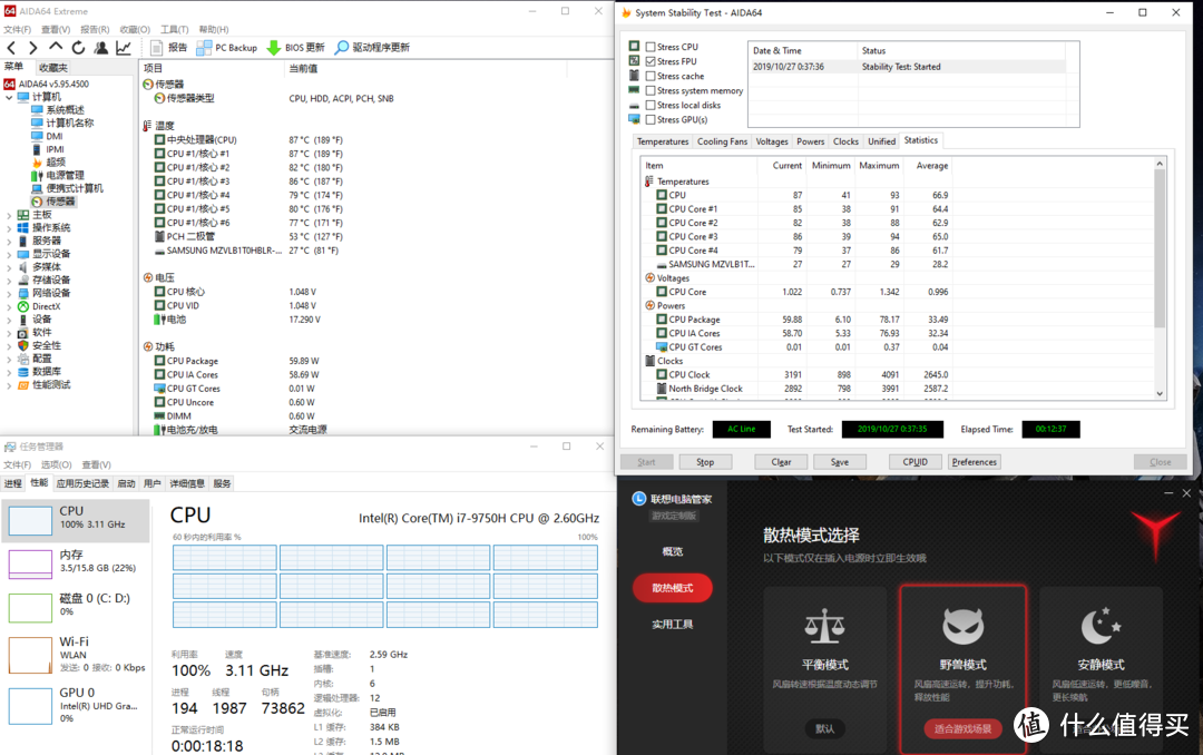 屏幕惊喜，拯救者Y9000X I7/16G/FHD版评测及真实体验总结