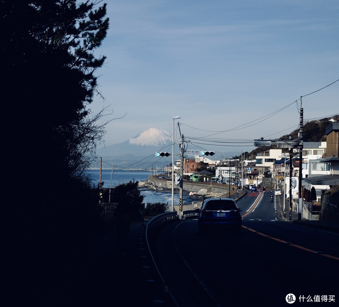 远处的富士山