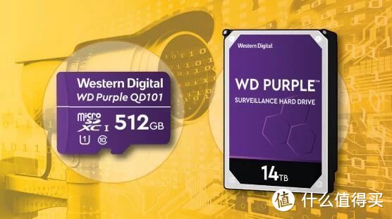 主打耐用性、监控专用：WD 西数 发布 Purple 14TB HDD 紫盘， Purple SC QD101 microSD 紫卡