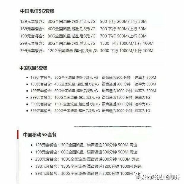 5G套餐公布，想体验5G网络，到底要花多少钱？