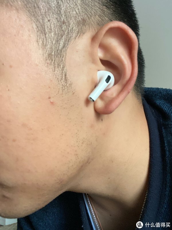佩戴的样子，个人感觉，没有不带降噪的AirPods好看