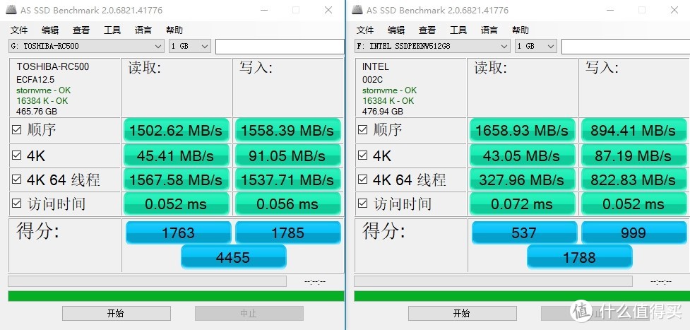 原厂颗粒+原厂主控——东芝 RC500 NVMe固态硬盘全面对比intel 660P