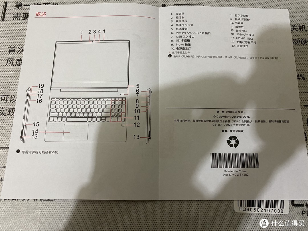 Lenovo 小新air15  开箱，1T 固态硬盘香不香