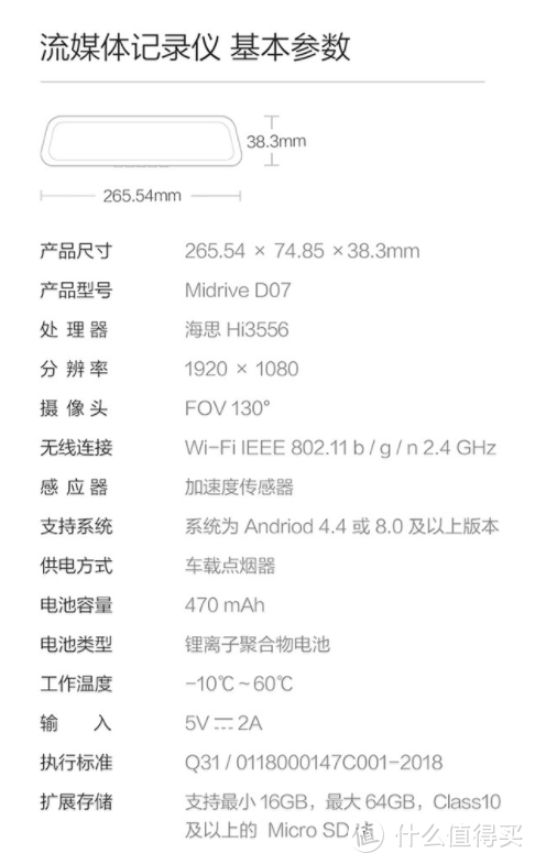 行车记录仪也要全面屏 70迈 Midrive D07 流媒体记录仪开箱测评