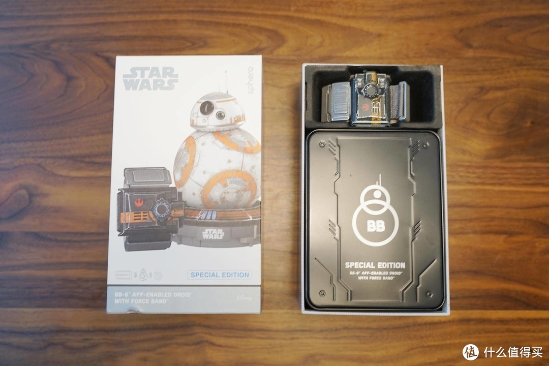 原力技术剖析 Sphero 星球大战BB-8战损版机器人+原力手环测评体验