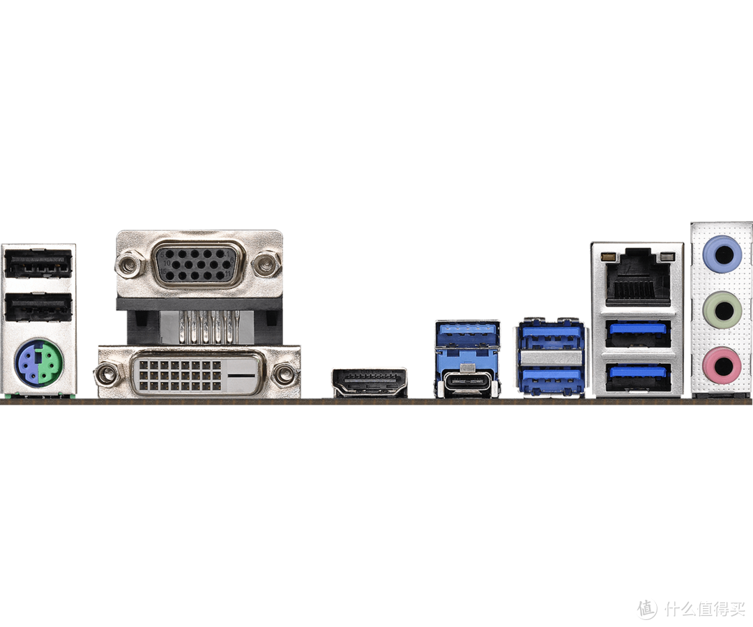 1 gen2(rear tpyea c),6个usb3.1gen1(2个内置),1个千兆网卡接口(网卡