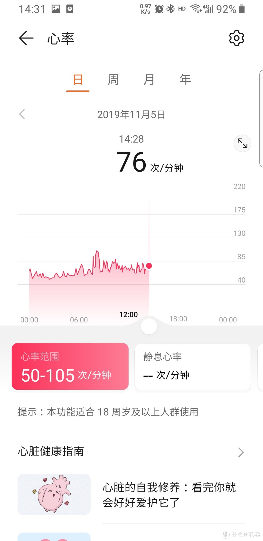 5i的连续心率