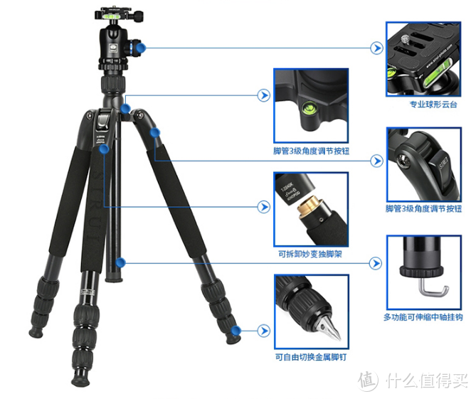 从五十到五千的入门摄影三脚架，总有一款适合你