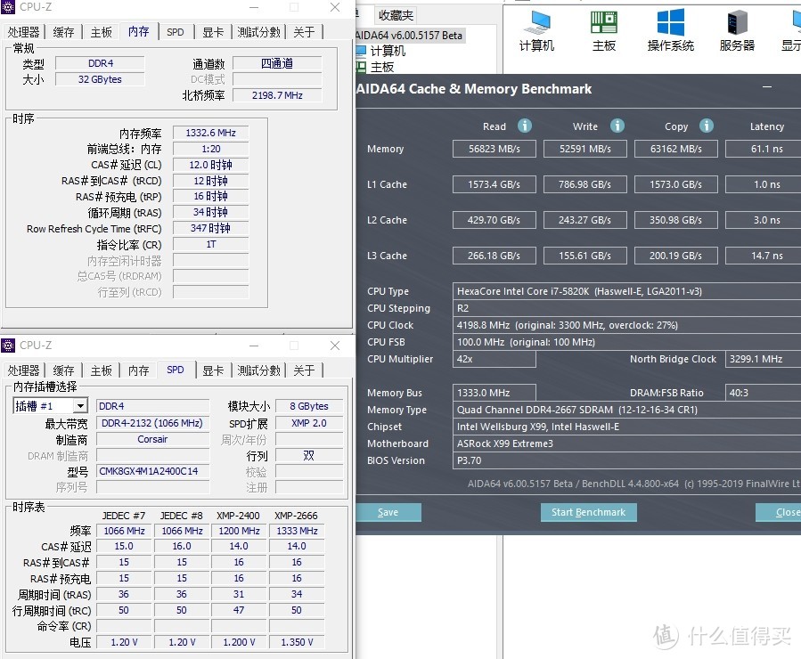 内存性能——耗时8小时4通道内存超频压时序测试