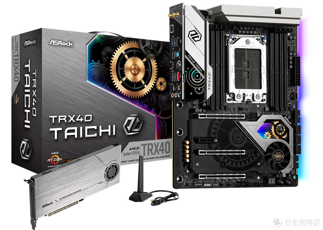 为AMD第三代撕裂者：ASRock 华擎 发布 TRX40 Creator 和 TRX40 Taichi“太极” 旗舰主板