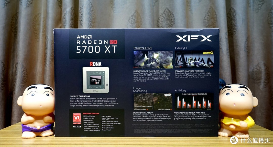 把AMD RX 5700 XT发挥到极致？——讯景XFX海外三风扇版RX5700 XT开箱详测