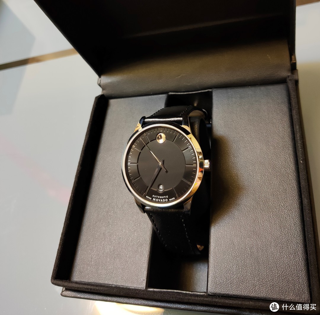 看时间不用猜！MOVADO 瑞动 1881 机械男表 开箱体验