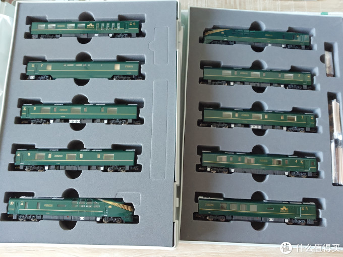 N比例火车模型篇九 Tomix Twilight Express瑞风豪华寝台列车模型 火车模型 什么值得买