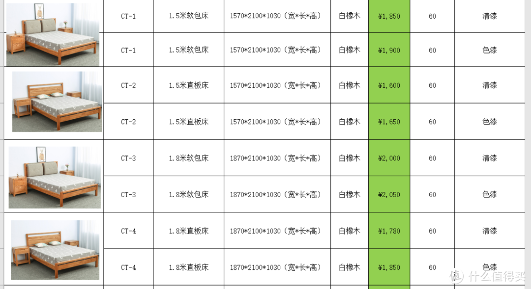 北欧风格白橡木家具