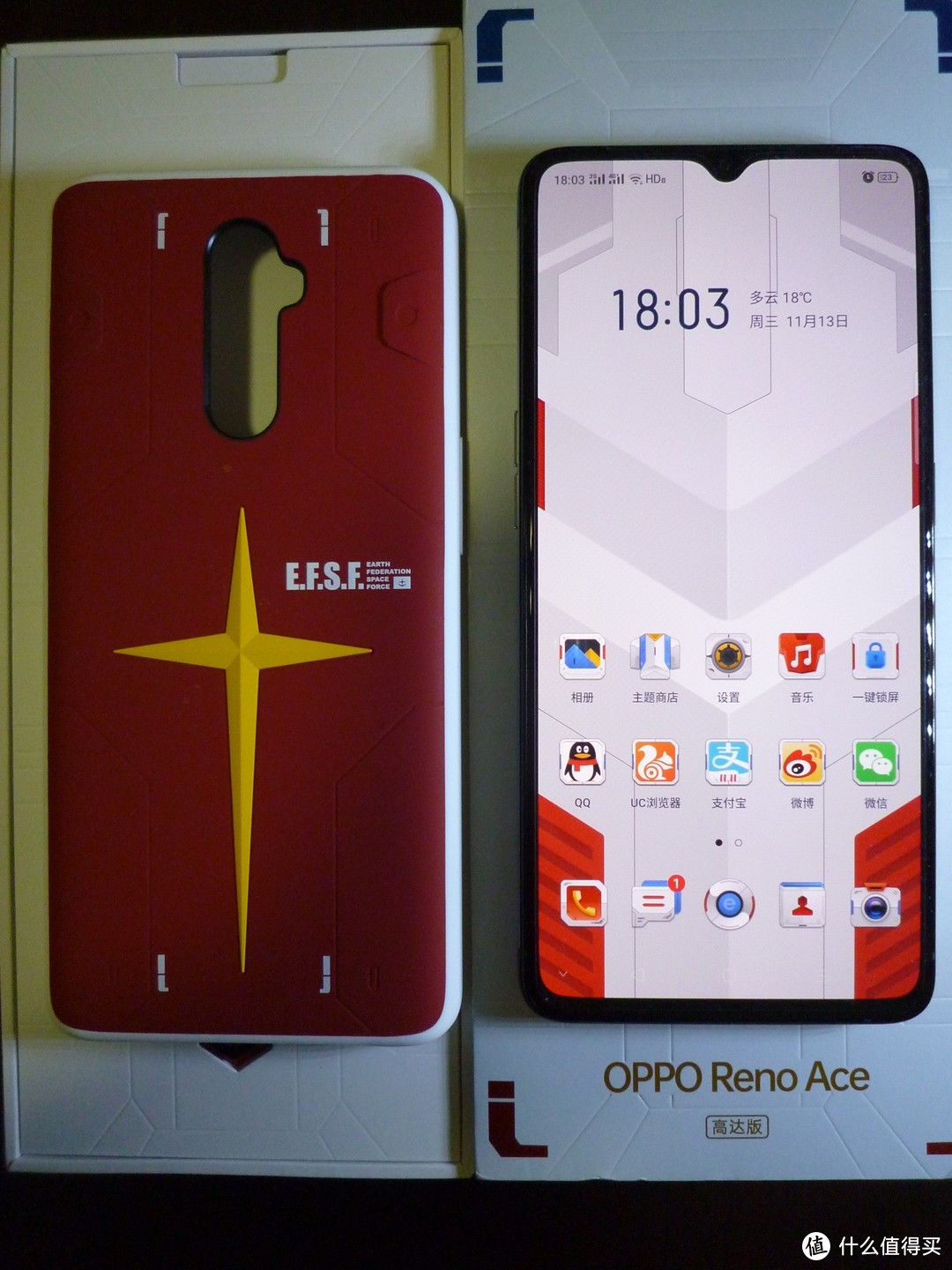 为信仰充值：OPPO Reno Ace 高达40周年联名款开箱