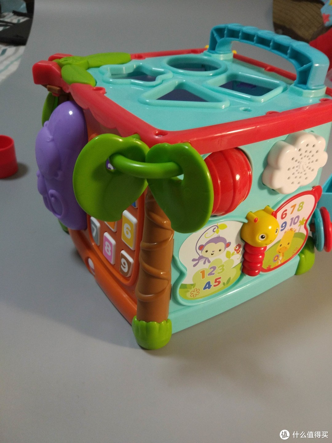 费雪（Fisher-Price） 六面盒CMY28+彩虹套圈 N8248