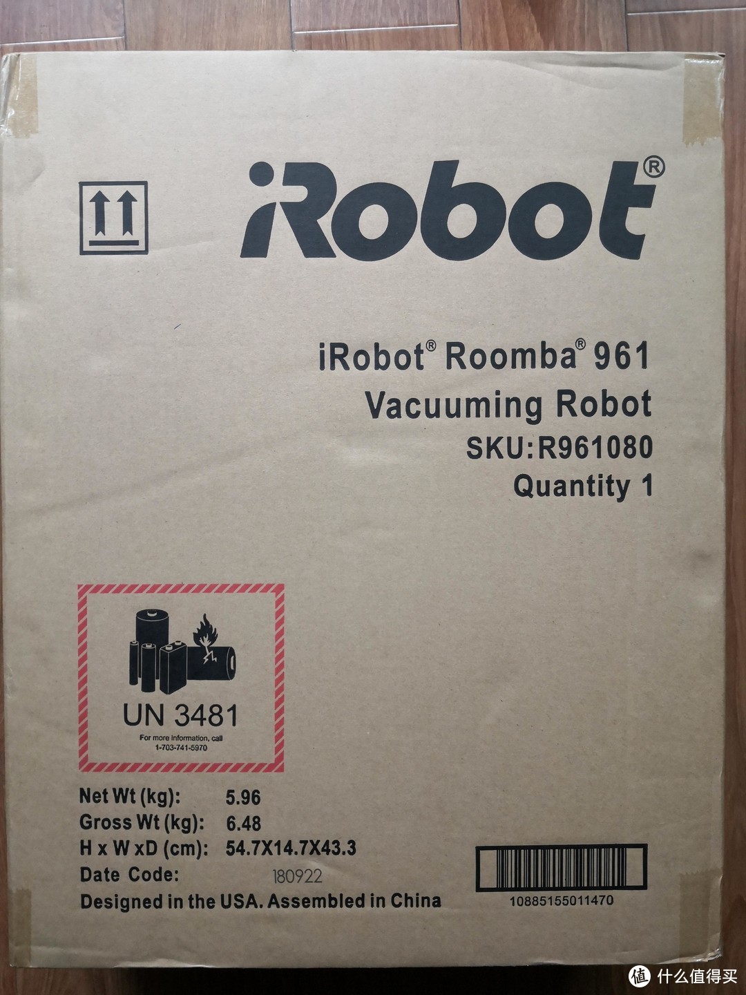 IROBOT ROOMBA 961开箱初次使用感受