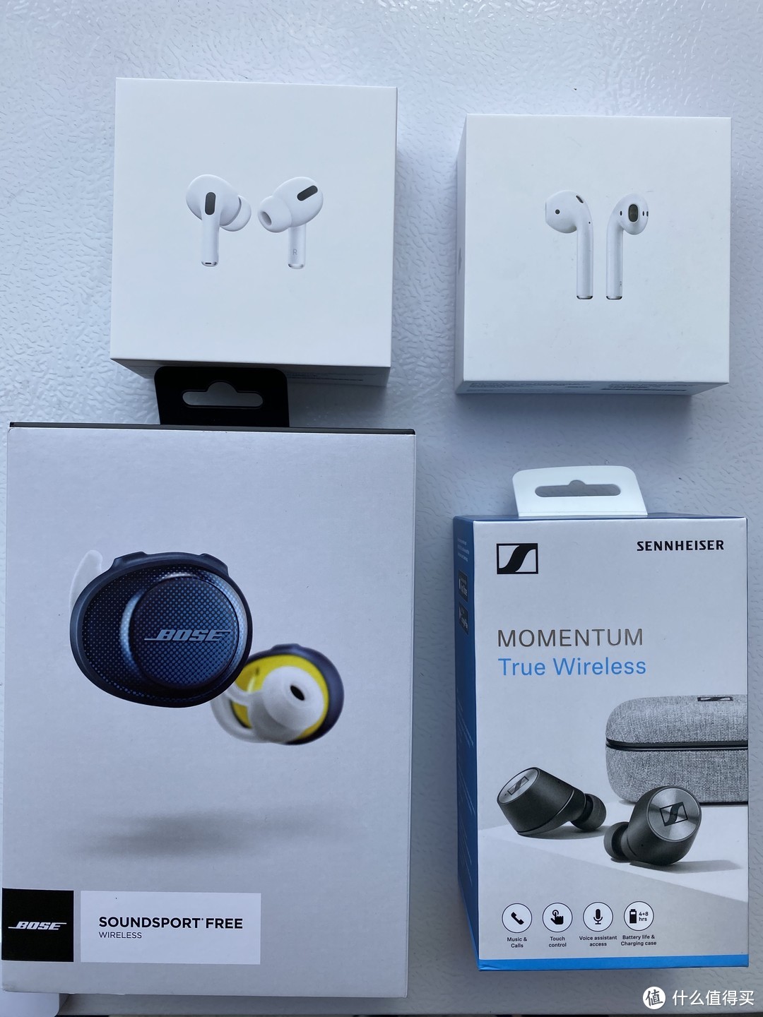 AirPods pro香不香？横评森海塞尔MOMENTUM True Wireless，BOSE SoundSport Free, AirPods 2