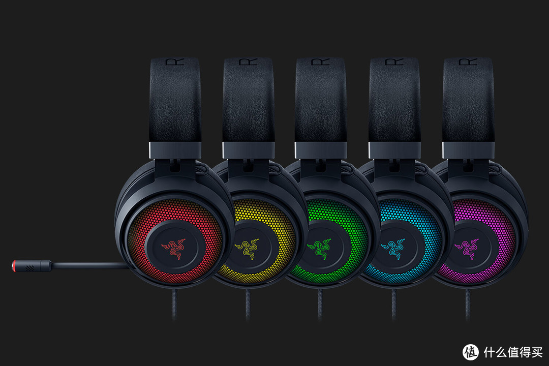 眼镜用户友好的平价THX技术新品：Razer 雷蛇 发布 Kraken Ultimate（北海巨妖无限版） 头戴式游戏耳机