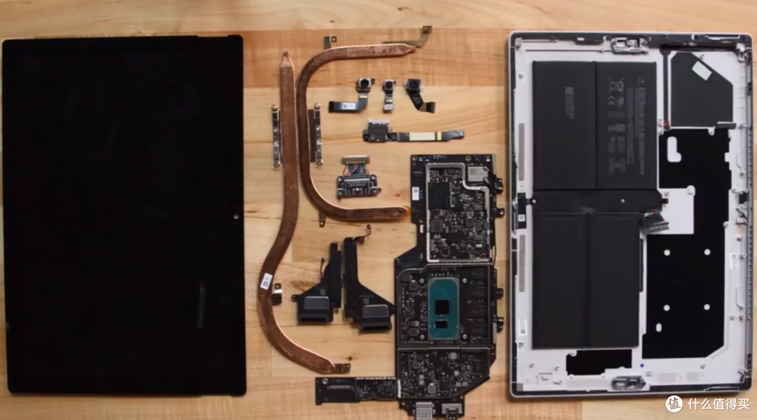 iFixit拆解：Microsoft 微软 Surface Pro 7 极难修复 仅为1分_平板电脑_什么值得买