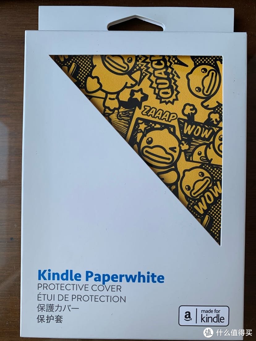 首发开箱-Kindle paperwhite4 32G版+小黄鸭保护套